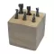 Sada stopkových fréz, 2 břity, 6ks/3-10 mm Holzmann FFS6