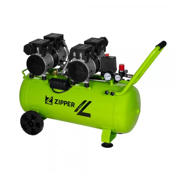 Tichý bezolejový kompresor Zipper ZI-COM50SI, 50l, 1500W